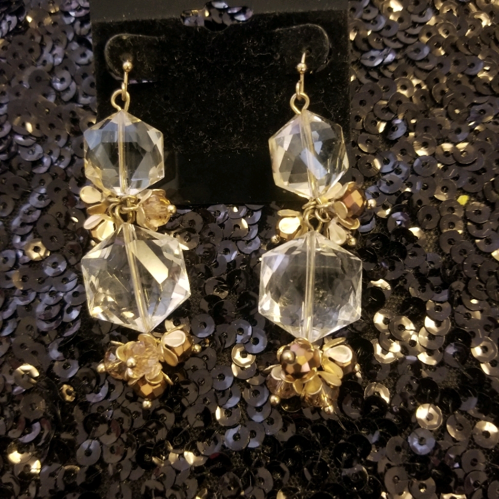 Clear Statement Earrings